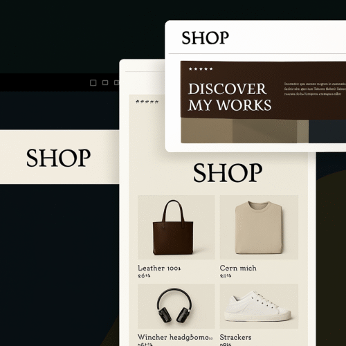 صفحة المتجر – عرض منتجاتك بإحترافية